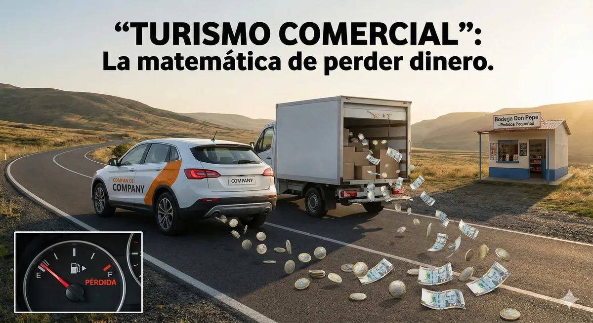 Turismo Comercial: Análisis de costos de Vendedores de Ruta vs Consultivos