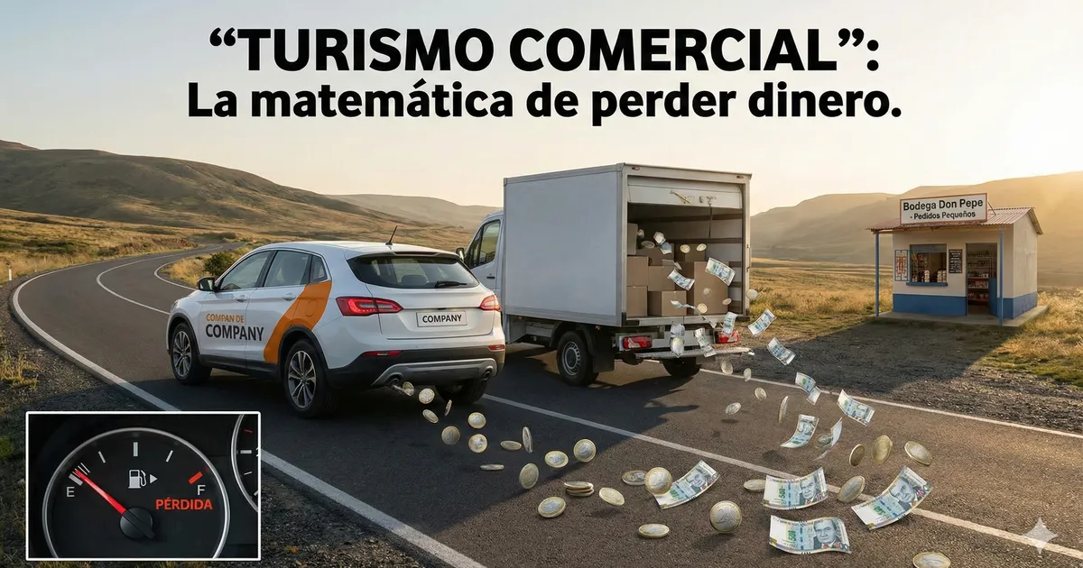 Turismo Comercial: Análisis de costos de Vendedores de Ruta vs Consultivos