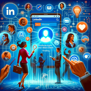 Esta imagen ilustra la importancia de LinkedIn en el mundo profesional, mostrando cómo se puede utilizar la plataforma para conectar con tomadores de decisiones y expandir la red de contactos. Destaca características como la búsqueda avanzada y la interacción en grupos, esenciales para el desarrollo de oportunidades comerciales.